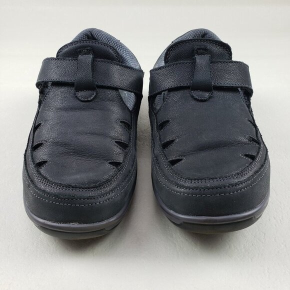 Orthofeet Serene T Strap Shoe Womens 9.5 EE X Wide Gray Leather Diabetic Comfort - Picture 4 of 12